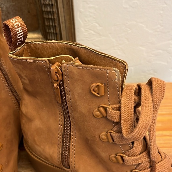 SCHUTZ  Xayane Combat Boots in Hazel Size 9 - Picture 8 of 12